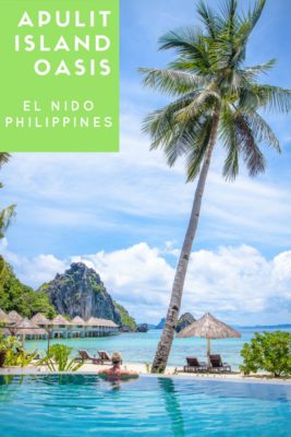 If you are looking for paradise, a visit to El Nido in the Philippines is a must. El Nido Apulit Island Resort offers a unique location with rooms that are huts over the water. 