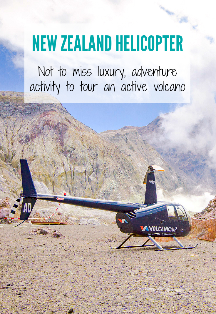 Not to miss adventure activity in New Zealand, one of the most active volcano zones in the world! Don’t miss the opportunity to take a helicopter to one of the country’s active volcanoes and walk around! | www.eatworktravel.com - The luxury, adventure travel couple!